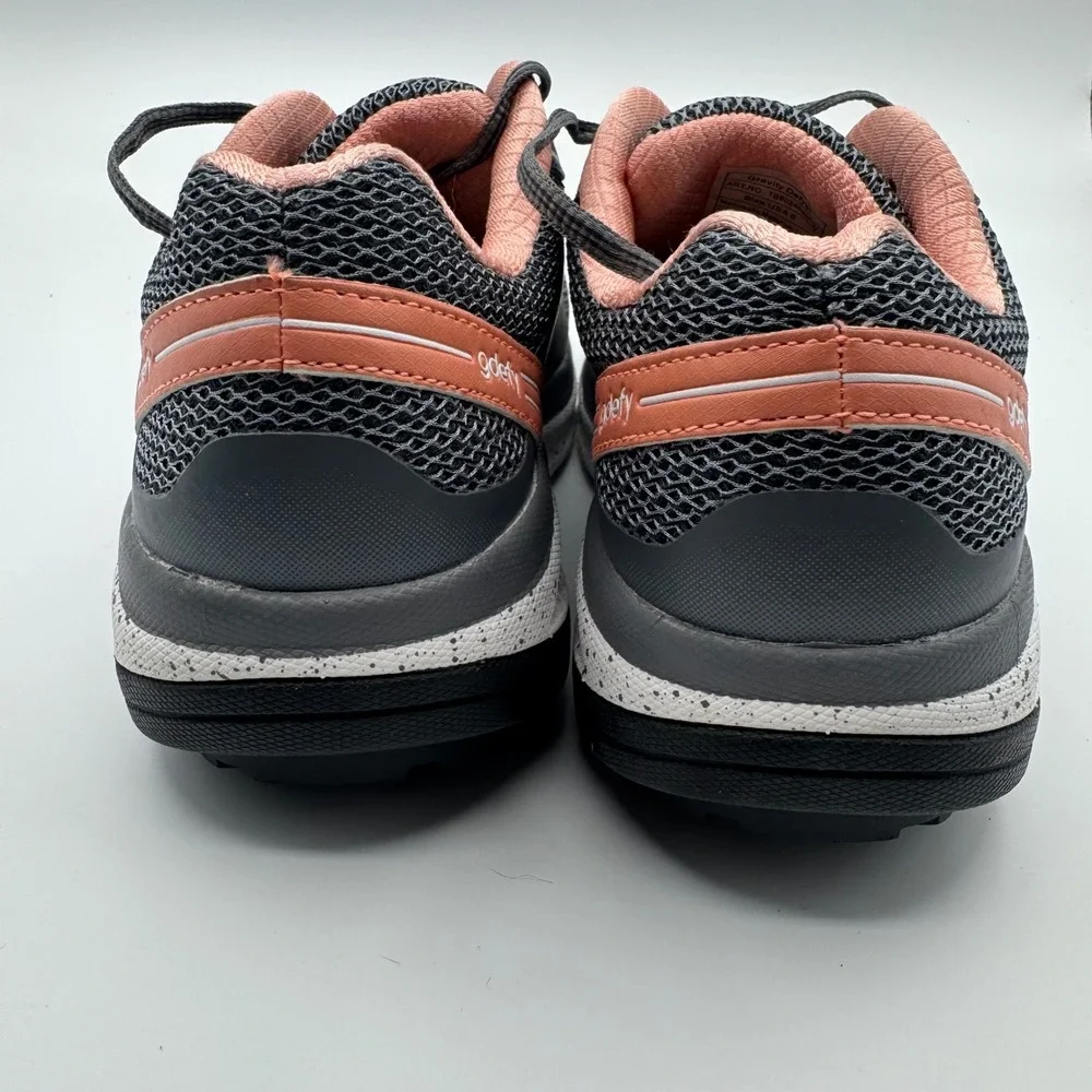 Gravity Defyer G-Defy Ion Grey Pink Walking Shoes Womens 6